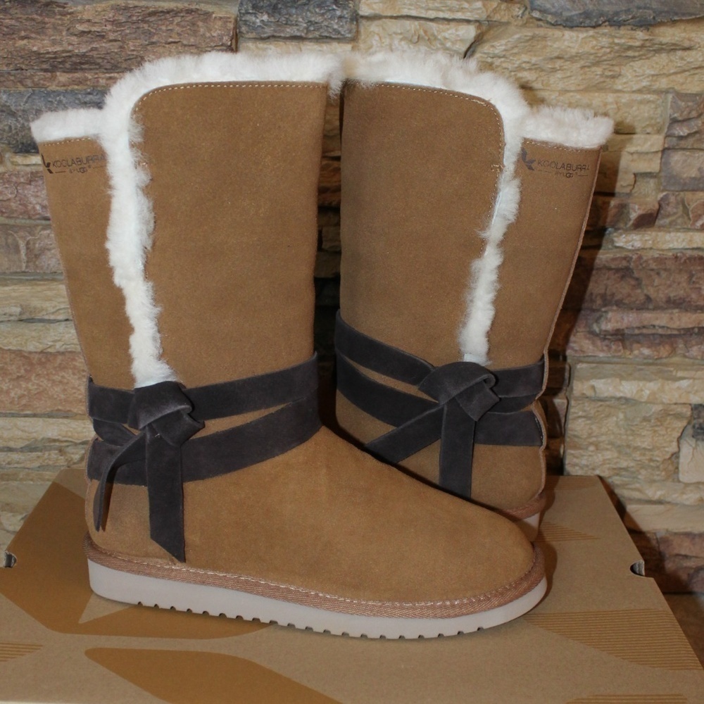 KOOLABURRA‎ BY UGG ROZALIA TALL SUEDE BOOTS